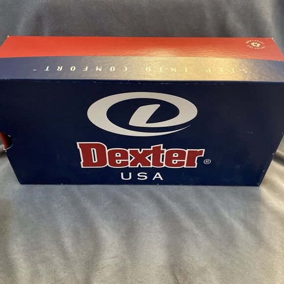 Walk Mocs By Dexter Size 7 1/2M Vintage Made In USA Slip On Leather - Picture 12 of 16